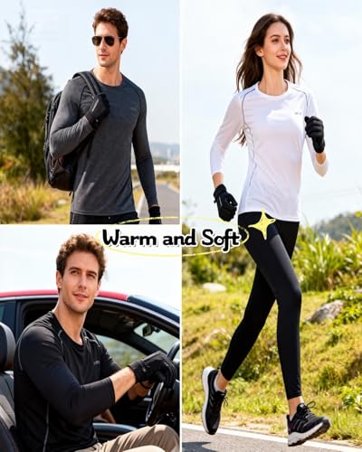 jopavo Gloves for Winter Men Women Windproof Water Resistant - Lightweight Touch Screen Gloves for Hiking Cycling Driving ...