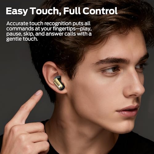 Monster N-Lite 217 Wireless Earbuds, Immersive Stereo Sound, Bluetooth 6.0 in-Ear Headphones, Built-in Smart Noise Cancell...
