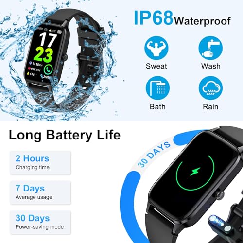 Smart Watch for Men Women(Answer/Make Call), 2025 Fitness Activity Tracker 1.57” Smartwatch with Heart Rate/Sleep Monitor/...