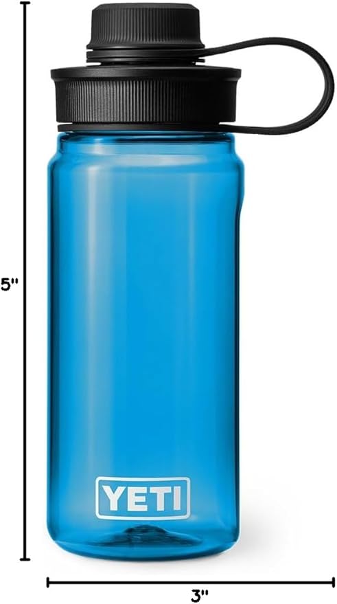 YETI Yonder Water Bottle with Yonder Tether Cap, Lightweight, Leakproof and BPA-Free