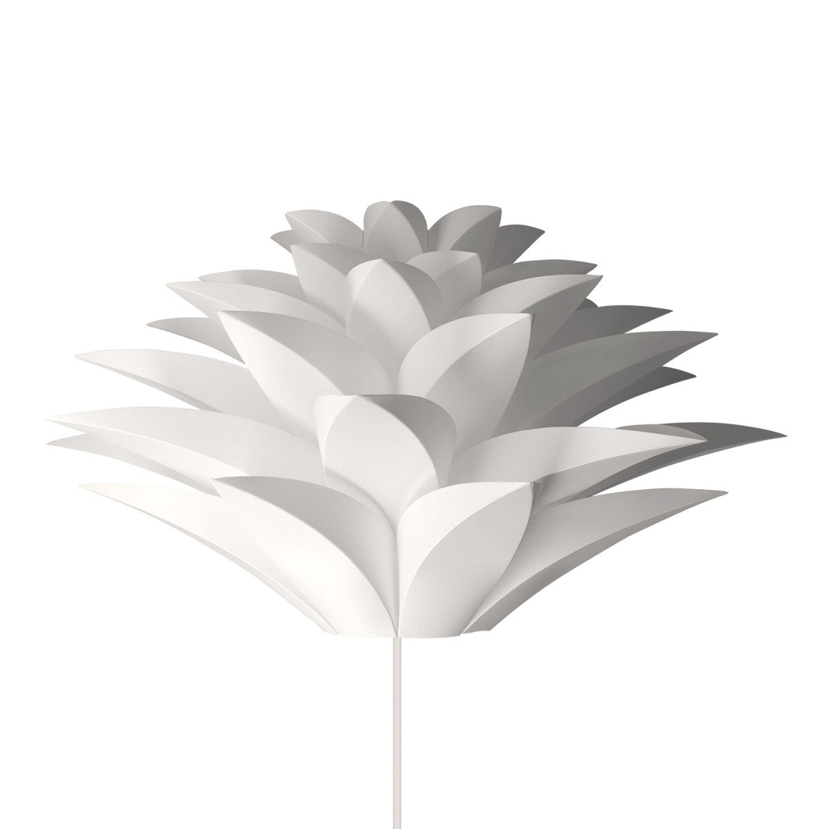 Kwmobile Puzzle Pendant Lamp Shade - Lotus Flower Diy Kit - 20 White Polypropylene, Model 38946_M000096