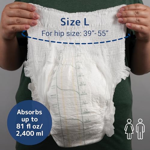 Abena Premium Incontinence Protective Underwear, Abena Pants, Pull-ups, Heavy Absorbency, Level 3, Large, 90 Count