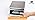 BROMECH Food Scale Pound and Ounce, Rechargable, Commercial Grade, Stainless Steel Platform, for Meat Shop, Deli, Produce ...