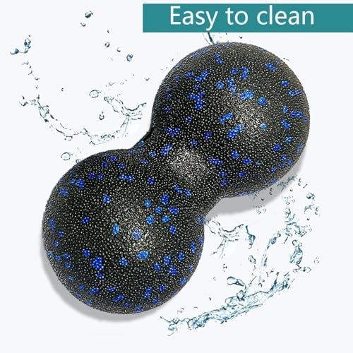 Peanut Massage Ball - Double Lacrosse Massage Ball & Mobility Ball for Physical Therapy - Deep Tissue Massage Tool for Myo...