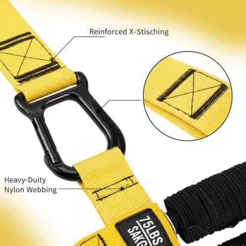 Pull Up Assistance Bands – Heavy Duty Adjustable Pull Up Assist Bands with Foot & Knee Support for Pull Up Bar, Pull Up Re...