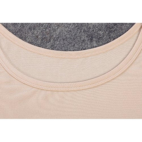 Liang Rou Women's Crewneck Long Johns Ultra Thin Modal Thermal Underwear Top & Bottom Set