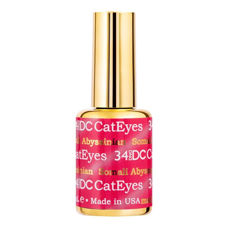 DC 3D Cat Eyes DND gel nail Nail Polish (#34 - Somali Abyssinian, 0.6)