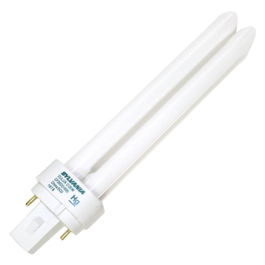 Osram Sylvania Cf26Dd/835/Eco 26W Compact Fluorescent Light Bulb G24D-3 Base 3500K