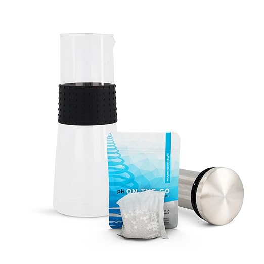 Invigorated Water High pH Alkaline Water Pitcher - Removes Chlorine and Heavy Metals with Multistage Filtration System - Better Hydration with A Healthy Lifestyle - Mental Clarity & Improved Energy