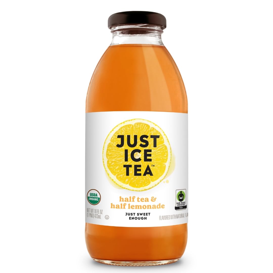 Just Ice Tea Organic Half Tea & Half Lemonade 16 FZ