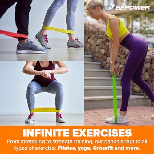 Resistance Bands Set with Handles, Heavy TRX Bands for Working Out, Elastic Exercise Bands with Therabands - Training Set ...