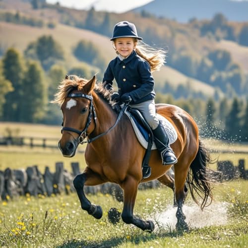 ChinFun Horse Riding Glove Equestrian Gloves Kids for Boys Girls Horseback Riding Gloves Grip for Youth Children Riding Sp...