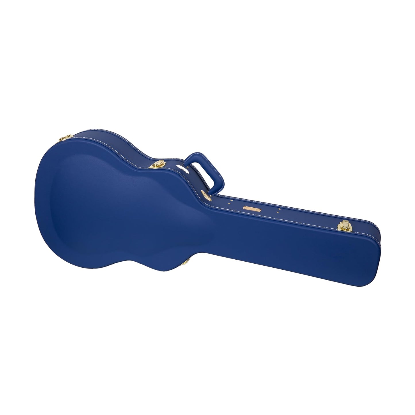 Crossrock 17 Jazz Guitar Case for Archtop Hollow-Body Guitars - Fits Gibson L5/ES-300/ ES 350T, Epiphone Broadway -Vibrant Bl