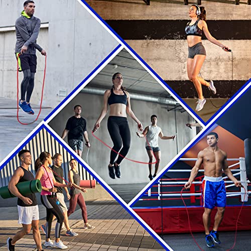 VOXLOVA Weighted Rope - 1LB Heavy Jump Rope for Men Women Fitness Workouts, Non-Slip Aluminum Handles, Premium Skipping Ro...