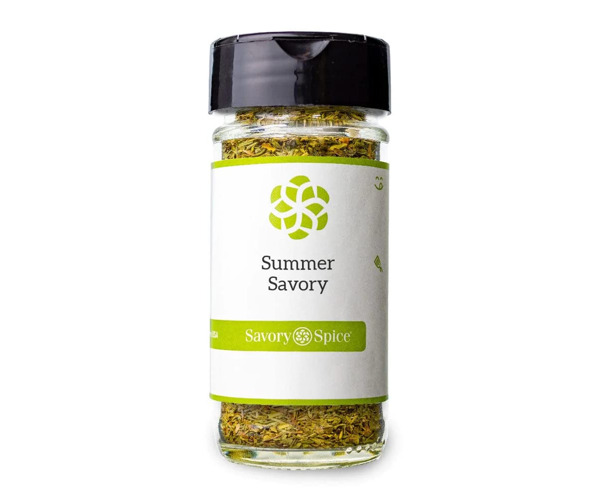 Savory Spice Summer Savory - Dried Savory Seasoning - Add Summer Savory Leaves for Subtle Peppery Flavor in Soups, Stews, and Ot