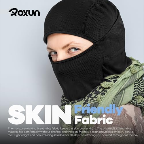 ROXUN Ski Mask Balaclava Shiesty, Motorcycle Winter Windproof Warmth UV Protector for Men/Women