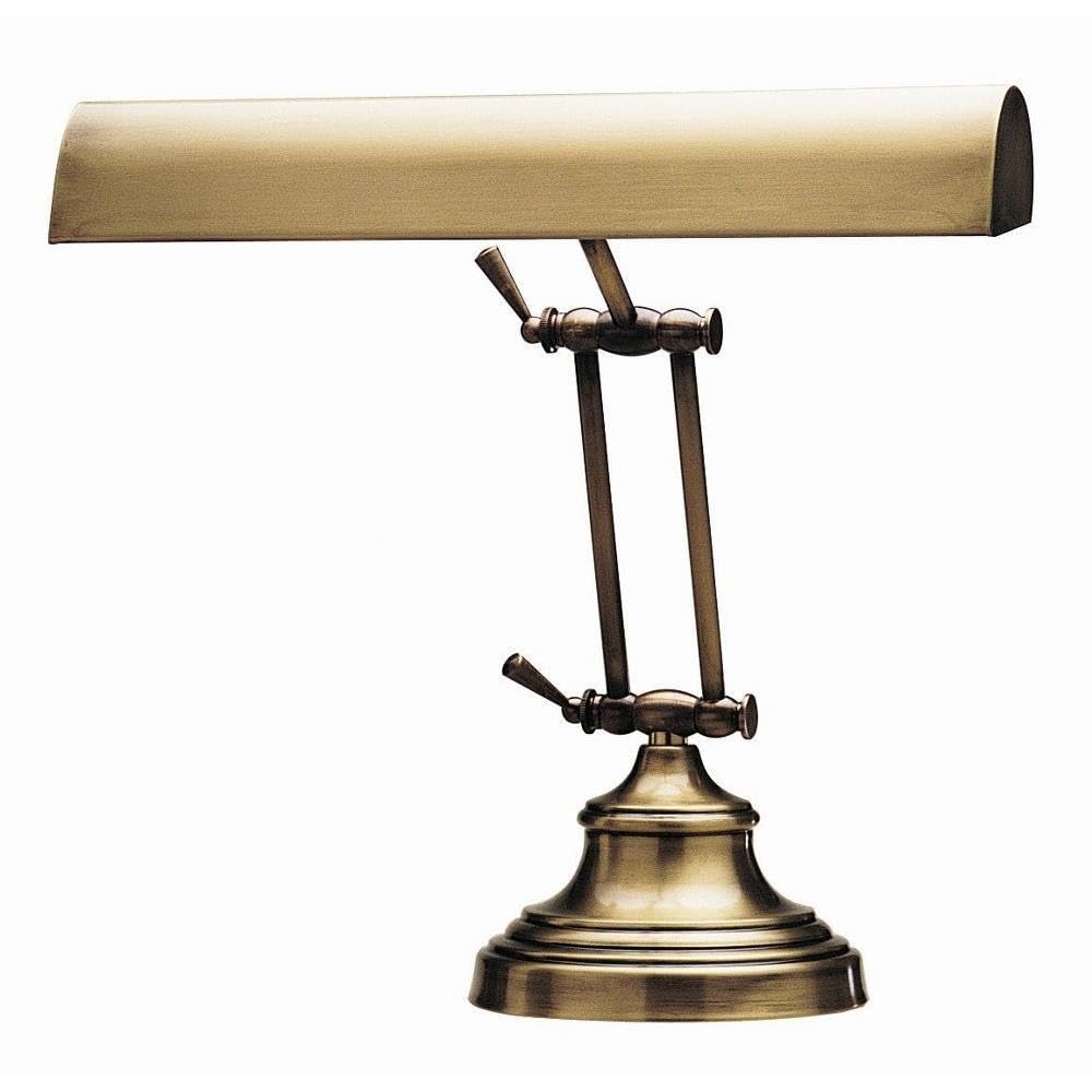 House Of Troy Advent Piano/Desk Lamp, 14, Antique Brass, Model Ap14-41-71, Metal Construction