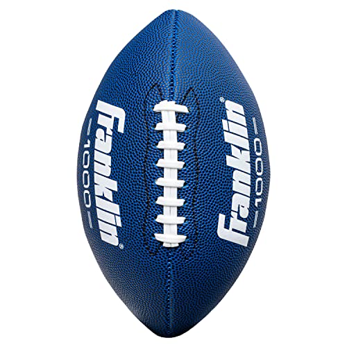 Franklin Sports Youth + Adult Footballs - Extra Grip 1000 Official Size, Junior + Pee Wee Kids - 1 + 12 Packs