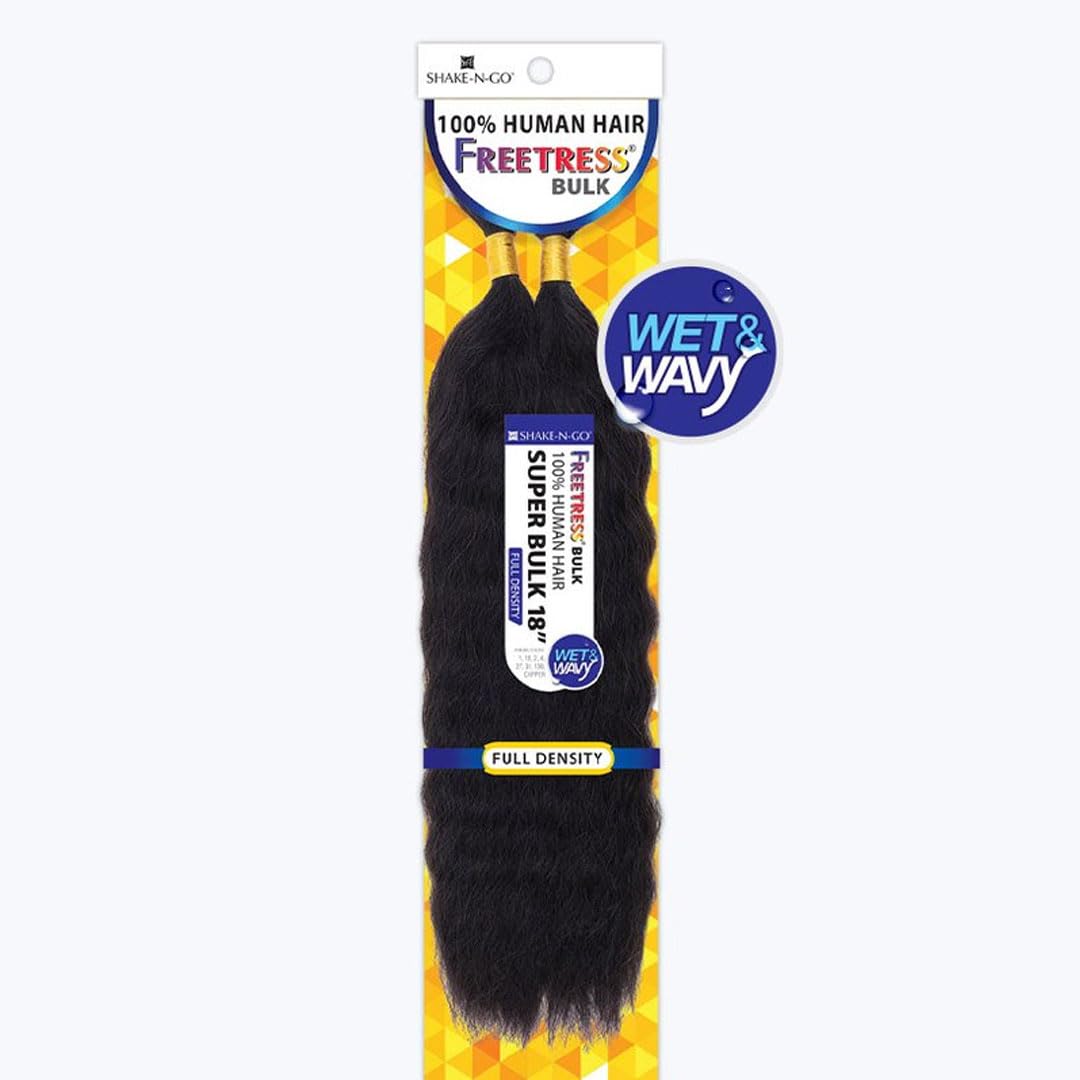 Free Tress Human Hair Braids - Super Bulk 18 (2 DARK BROWN)