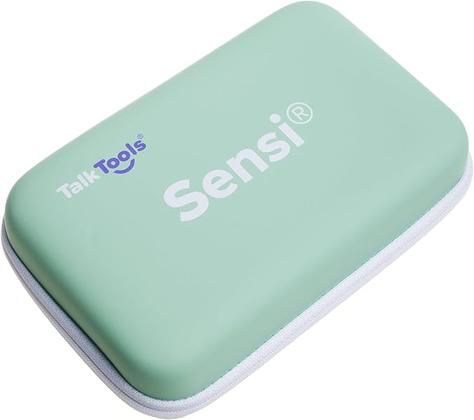 TalkTools Sensi Rechargeable Oral Sensory Therapy Tool with Soft Sensi Jaw Tips – 12-Piece Adjustable Sensory Stimulation Set for Oral Motor Awareness & Feeding Skill Development – Green