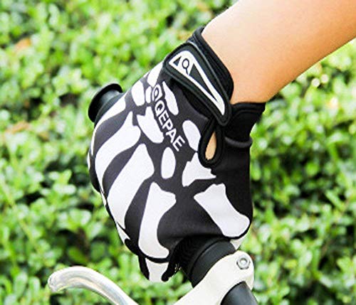 QEPAE® Unisex Breathable Cycling Full Finger Gloves Non-Slip Auto Racing Gloves for Biking Running Sporting Weightlifting ...