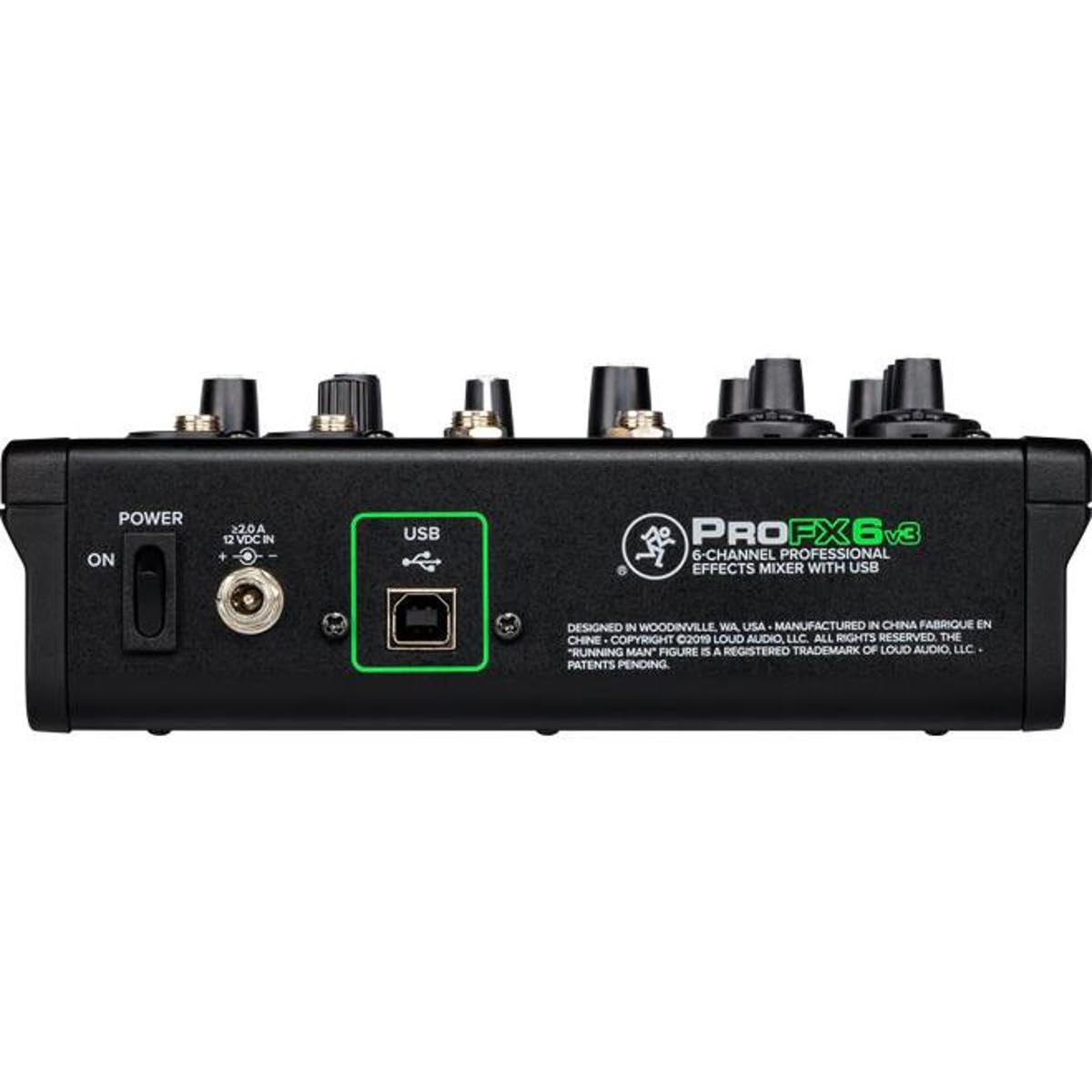 Mackie Profx6V3 6-Channel Professional Analog Mixer With Usb, Onyx Mic Preamps And Gigfx Effects Engine