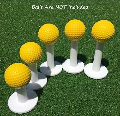 Rubber Golf Holder Set for Driving Range, Golf Rubber Tees Practice for Golf Hitting Mats Outdoor Indoor, 1.5 Inch Holder Tees, Universal with Artificial Turf Golf Mats