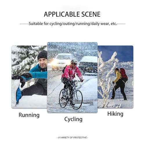 Zureto Cozy Season Gloves for Women Men, Thermal Winter Gloves Touchscreen Waterproof for Cold Weather Work Cycling Runnin...