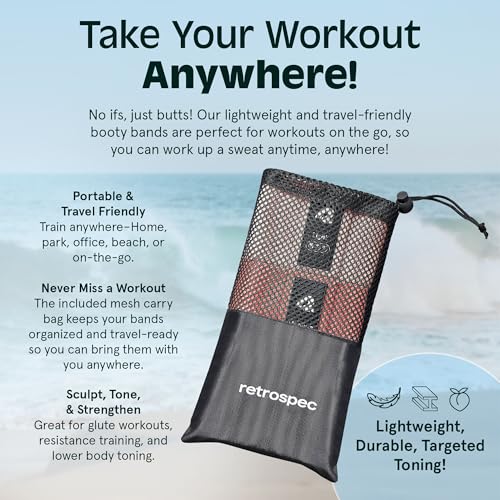 Retrospec Engage Resistance Booty Bands