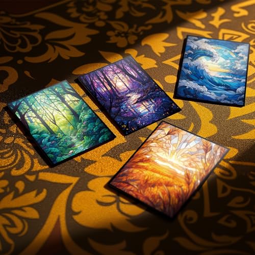 MTG Card Sleeves - Swamp - Ultra Clear Front & Matte Finish Back, 100 Count Standard Size Matte Art Sleeve for Magic The G...