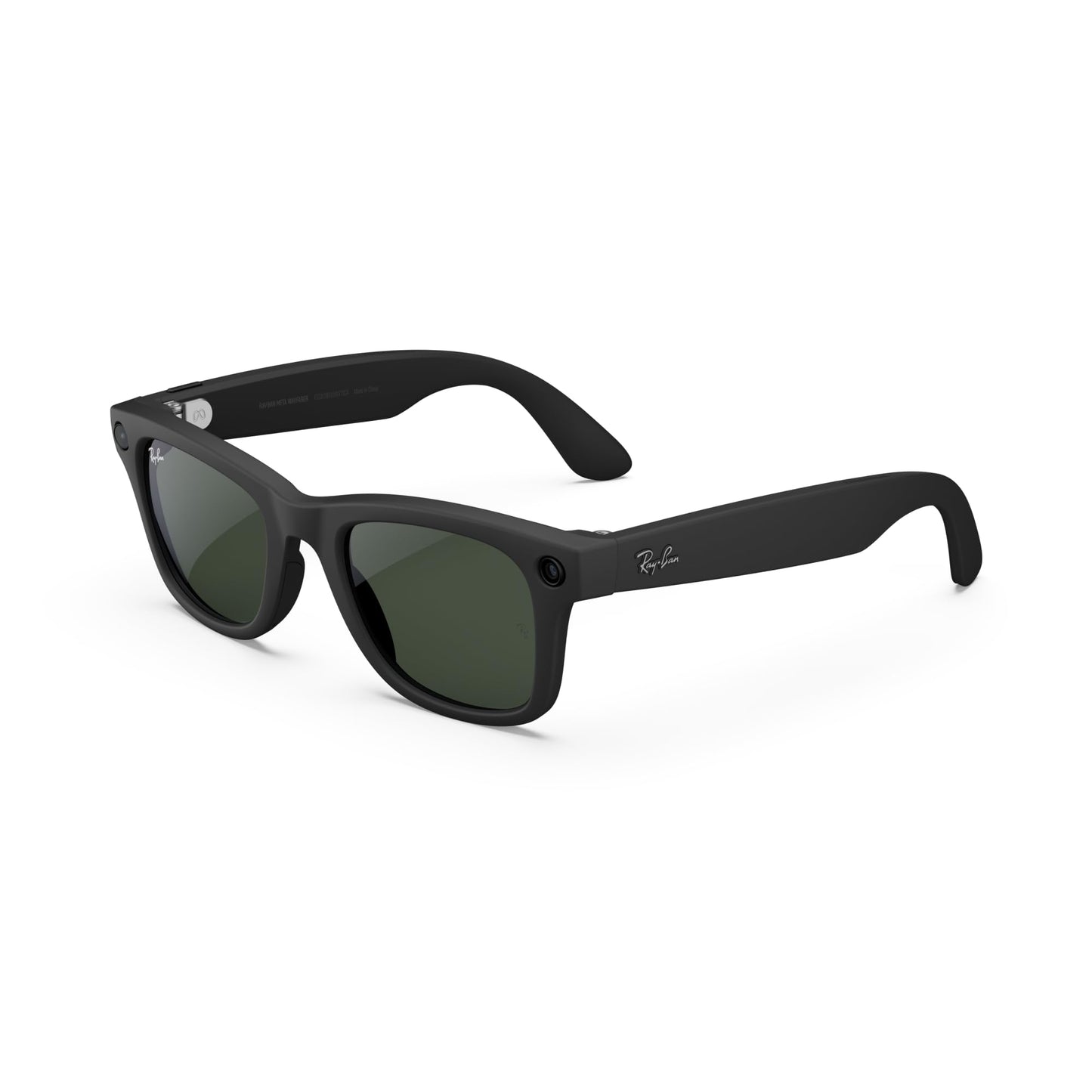 Ray-Ban Meta (Gen 1), Wayfarer, Matte Black | Smart AI Glasses for Men, Women -12 MP Camera, Open-Ear Speakers for Audio, Video