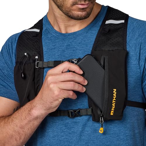 Nathan Running Hydration Vest – Lightweight Running Vest for Men & Women – Adjustable Backpack for Marathons – Reflective ...