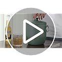 Ice Bucket - 3L Large Ice Bucket for Parties & Cocktail Bar, Stainless Steel Ice Cooler with Lid & Tongs, Retro Style Ice ...