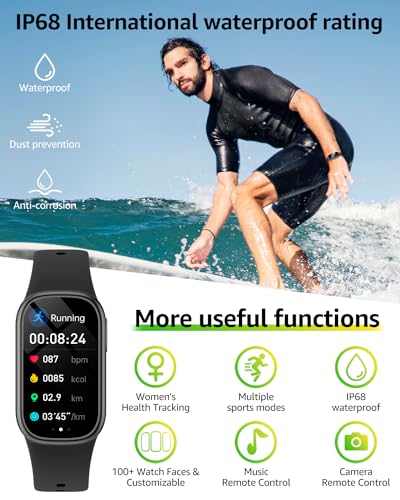 BUTFORFIT Fitness Tracker (Answer/Make Call), Smart Watch with 1.47" HD Touch Display, 130+ Sport Modes Activity Tracker w...
