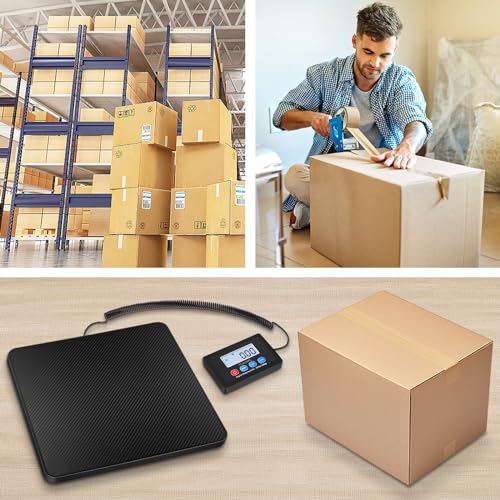 Fuzion Shipping Scale, 440LB x 10g High Accuracy Postal Scale, Hold/Tare Function, Digital Shipping Postal Scale for Packa...