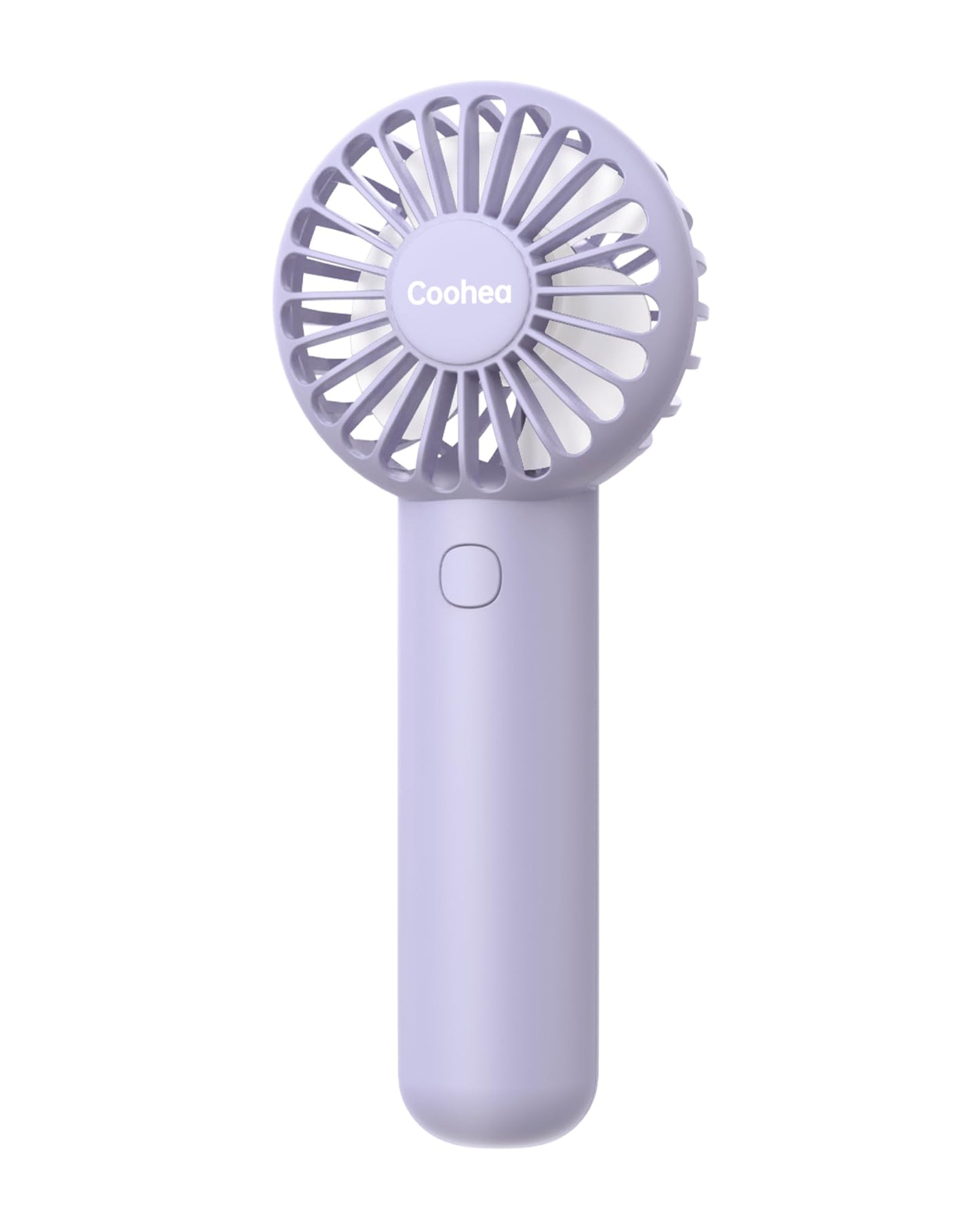 Coohea Mini Handheld Fan, Small Cute Design, 3 Powerful Speeds, USB Rechargeable Battery Operated, Portable Personal Fan with Ba