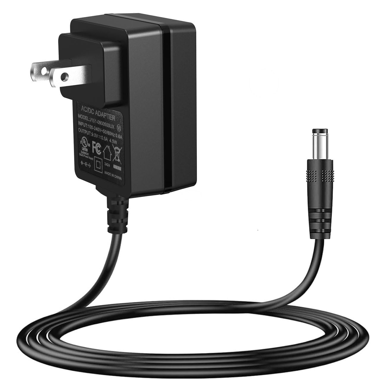 JOYO DC 9V 500mA Guitar Pedal Power Supply Adapter AC Wall Charger Adapter One Spot 5.5mmX2.1mm Compatible for Most Effect Pedal