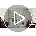 YaFex Curtain Rods 2 Pack 32-84 Inch, Heavy Duty 1 Inch Curtain Rod, Black Long Adjustable Window Treatment Rods, Modern D...