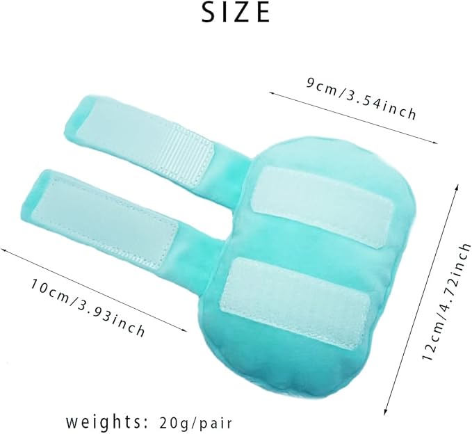 Soft Mastectomy Pacemaker Pillow for Pacemaker Recovery Post Surgery Breast Cancer Chemo Port Chest Protector Bra Strap Pad Protector, Support Cushion Gifts for Women and Men (Blue) 2 Pack