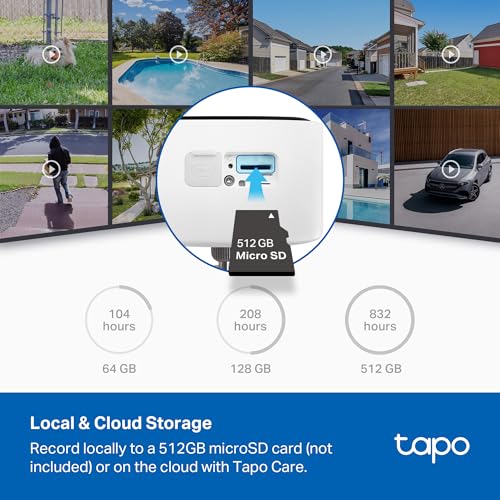 Tapo 1080p Outdoor Wireless Security Camera - Up to 180-Day Battery, Person Detection, Color Night Vision, Subscription-Fr...