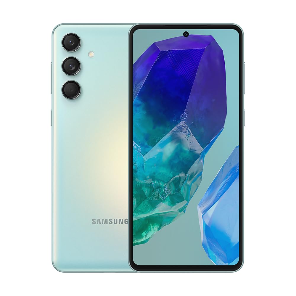SAMSUNG Galaxy M55 5G Dual SIM (256GB, 8GB) 6.7 120Hz AMOLED, Snapdragon 7, 50MP 4K Camera, 4G Volte (GSM Unlocked for T-Mobile,