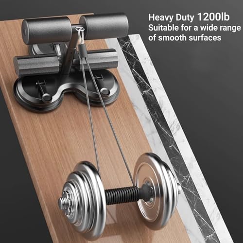 Sit Up Exercise Equipment, Upgraded Sit Up Ab Machine Abdominal Exercise Equipment Height Adjustable with Foot Holder and ...