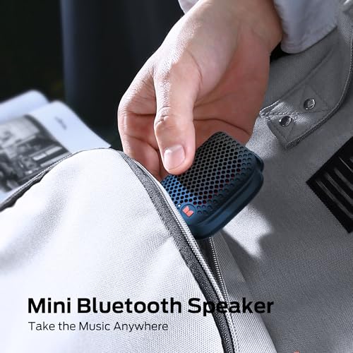 Monster Blaster Micro Wearable Bluetooth Speaker, Clip-On Wireless Small Portable Speaker with Built-in Mic (Non-Magneti...