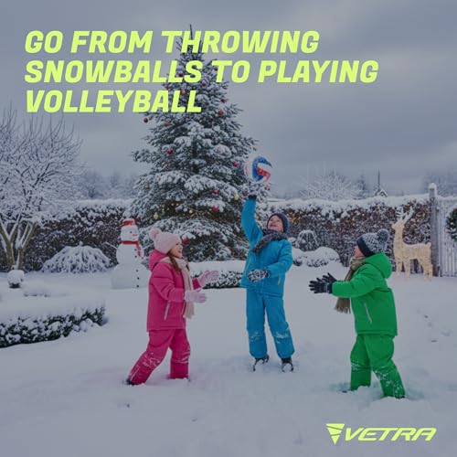 VETRA Premium, Soft Touch Volleyball, Official Size 5, Super Soft Volleyball Training Equipment for Professional & Recreat...