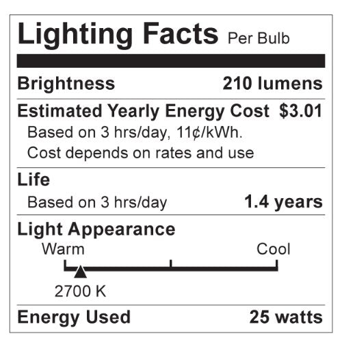 Bulb Torpedo 25B11 (Pack Of 10)