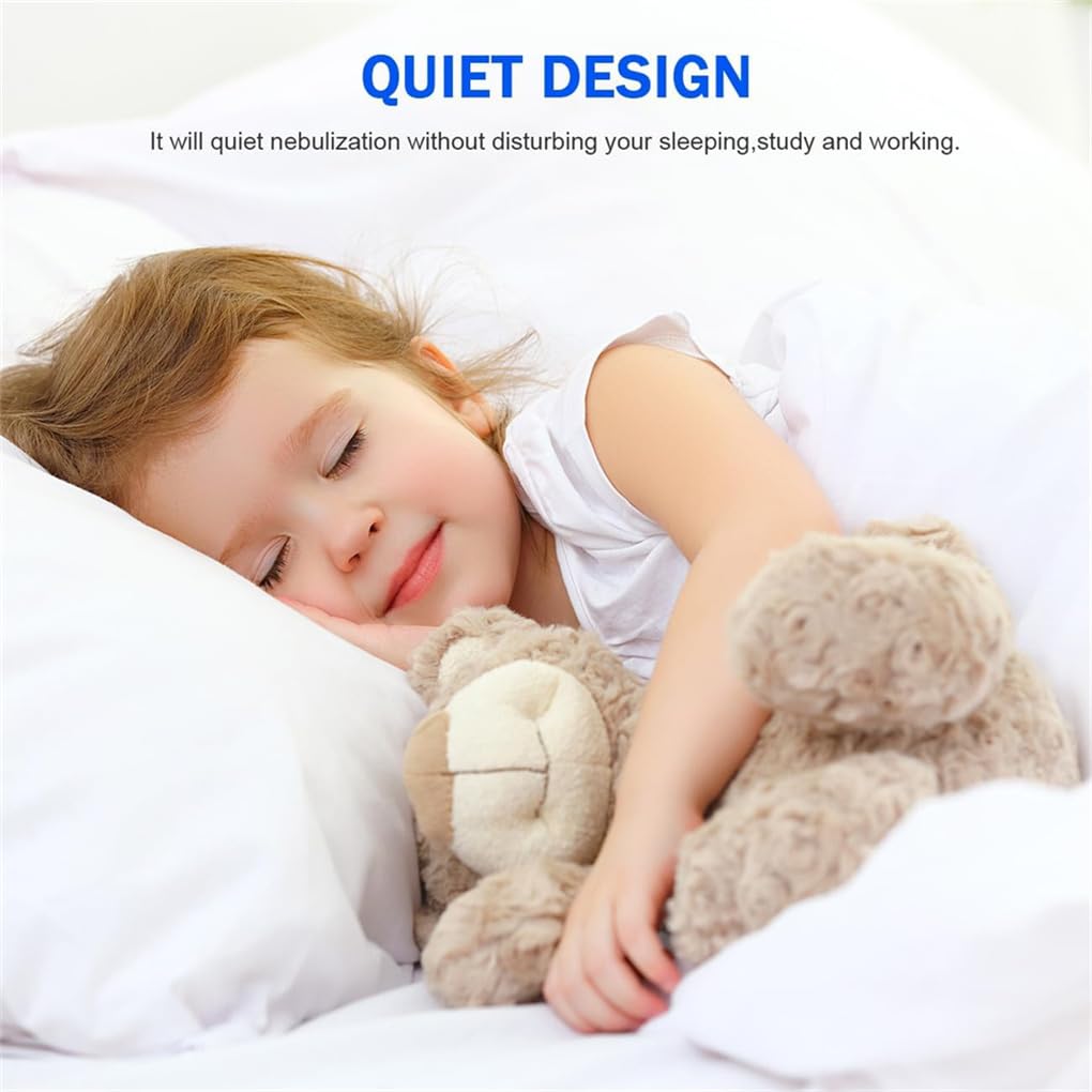 Meowyn Nebulizer Machine for Adults & Kids, USB-C Rechargeable Nebulizer with Portable Design, Easy to Use & Clean, Silent, Efficient Atomization for Home and Travel Use