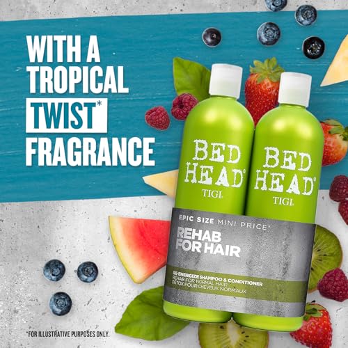 TIGI Bed Head Urban Antidotes Re-Energize Shampoo 25.36 oz (Pack of 2)