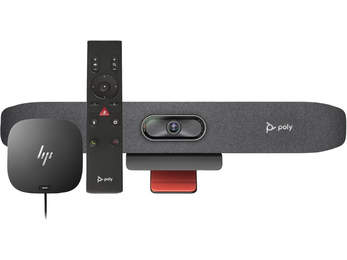 Hp Poly Studio R30 Usb Video Bar And Bt Remote Usb-C Dock G5 (Aba) (9U3U1Aa)