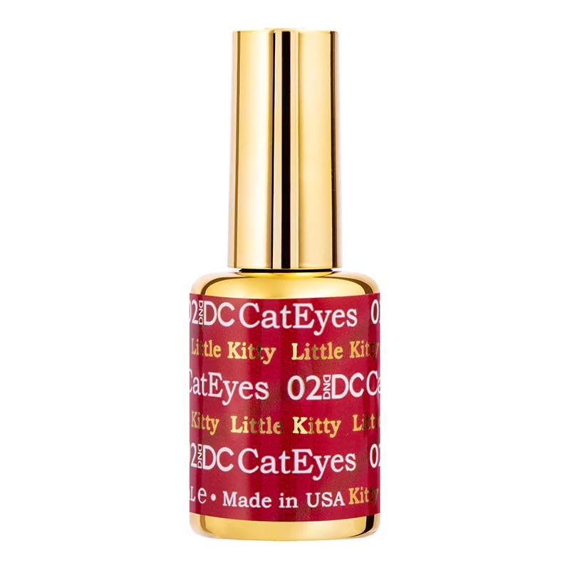 DC 3D Cat Eyes DND gel nail Nail Polish (#02 - Little Kitty, 0.6 oz)