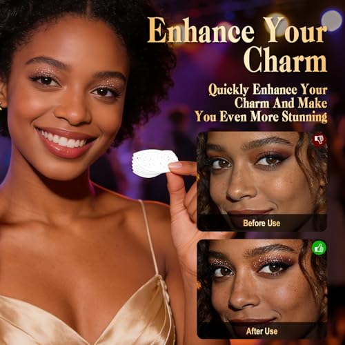 6 Pairs Valentine's Day Eyeshadow Tattoo Eye Decorations Makeup Patches Eye Speckles Glow Up Make-Up Patches Silver Stars ...